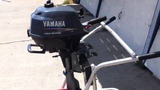 2004 Yamaha 25hp 4 stroke outboard [upl. by Herby653]