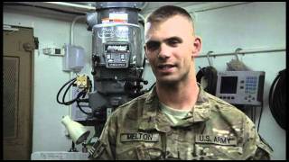 US Army Machine Shop  Kandahar Airfield Afghanistan [upl. by Calvo]