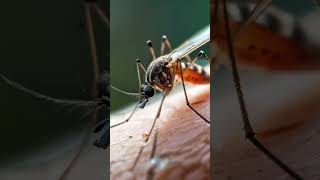 AI Stock Video Mosquito on Skin ai stockvideo video shorts stockclips insects mosquito [upl. by Rehsa753]