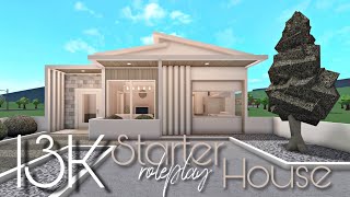 BLOXBURG 13K STARTER ROLEPLAY HOUSE  NOGAMEPASS [upl. by Cyprio721]