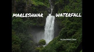 MARLESHWAR WATERFALL IN MONSOON  RATNAGIRI  MAHARASHTRA  KONKAN [upl. by Heater]