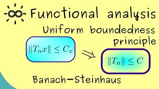 Functional Analysis 24  Uniform Boundedness Principle  Banach–Steinhaus Theorem [upl. by Magena]