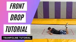 Trampoline Front Drop Tutorial [upl. by Legin]