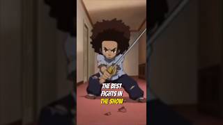 HUEY vs RILEY were the BEST FIGHTS on THE BOONDOCKS 😭🥊 shorts [upl. by Rausch8]