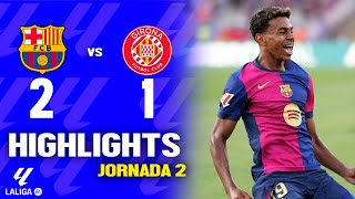 Barcelona vs Athletic Bilbao 21  RESUMEN y GOLES  Laliga 2024 [upl. by Dulciana]