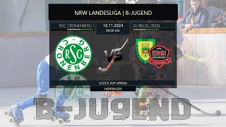 1 🏑 ROLLHOCKEY NRWLIGA 2425  RSC Cronenberg I vs SG RecklinghausenIserlohn [upl. by Wylma518]