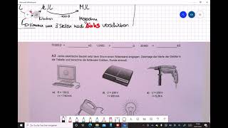 Physik Klasse 9  Arbeitsblatt zu Widerstandsberechnungen [upl. by Tireb]