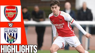 Arsenal vs West Brom  All Goals amp Highlights  U18 Premier League  060424 [upl. by Narad]