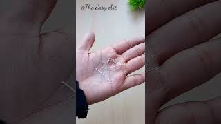 DIY mouldit clay earring  Handmade earring  Mouldit clay art shortsdiy [upl. by Annorah]