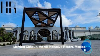 Sneak Preview The renewed Marriott Cancun An AllInclusive Resort Mexico Hotel Tour [upl. by Yentterb]