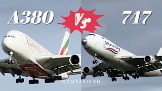 WHICH IS BETTER  Airbus A380 VS Boeing 747 [upl. by Tamaru]