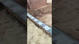 DPC  damp proof course installing membrane shee  for house sepage  installing foundation home [upl. by Cindi546]