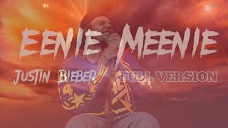 Justin Bieber  Eenie Meenie Lyrics Live On Night Club 2024 FULL VERSION [upl. by Ycnan]