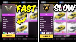 Top 5 FASTEST Drag Cars in Forza Horizon 5 [upl. by Aneelad]