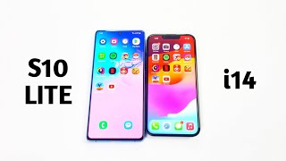 iPhone 14 Vs Samsung S10 Lite  Speed Test amp Performance Test 2024 [upl. by Hernandez]