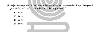 Pregunta 11 Matemáticas Guía EXACER COLBACH 2023 [upl. by Caesaria]