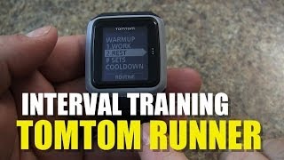 TomTom Runner  Setup Interval Running 10 amp 1s [upl. by Auoh]