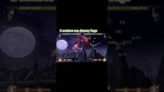 Dos combos con Jhonny mortal mortalkombat combo jhonnycage [upl. by Rafter]