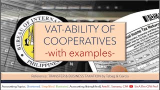 VATability of Cooperatives in the Philippines [upl. by Eittam]