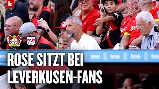 Einer saß für Rose auf der Treppe  Coach bedankt sich bei LeverkusenFans  Bayer 04  Leipzig 23 [upl. by Innavoij684]