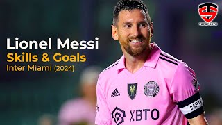 Lionel Messi Skills amp Goals Inter Miami 2024 [upl. by Newbill]