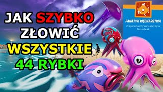 FORTNITE Jak szybko złowić wszystkie 44 rybki Rozdział 2 Sezon 6 [upl. by Etnauq]