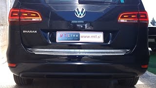 VW Sharan MY2016  activation of rear DRL lights  vključitev zadnjih luči v funkciji dnevnih luči [upl. by Lynd501]