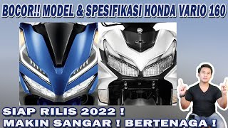 Honda Vario 160 Rilis 2022 Ini Bocoran Model amp Spesifikasi Nya [upl. by Llednohs56]