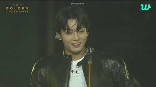 BTS Jungkook Golden Live on Stage Concert full Video [upl. by Millhon]