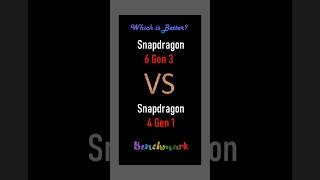 Snapdragon 4 Gen1 VS Snapdragon 6 Gen 1 Shorts [upl. by Jehius929]