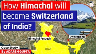 How Himachal Pradesh can Become Richest State of India Tourism in Himachal  UPSC Mains [upl. by Ecal]