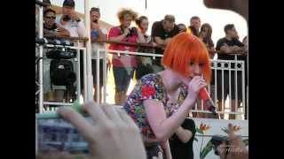 67 Paramore  Pressure  Escape Route FIRST LIVE PERFORMANCE  Parahoy Show 1 30714 [upl. by Killam]