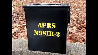 APRS Go Box battery operated Raspberry Pi TNCPi 7quot Touchscreen in Ammo Can [upl. by Ormand]