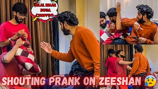 SHOUTING PRANK on ZEESHAN😰  ZEESHAN NE BILAL KO MAARA🤕  AALTU FALTU [upl. by Etteinotna]