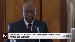 Nouvelle constitution au Gabon  le référendum fixé au 16 novembre [upl. by Retepnhoj]