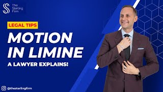 WHAT IS A MOTION IN LIMINE  A LAWYER EXPLAINS  LAWYER LIMEINE [upl. by Anavoj]