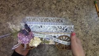 TUTORIAL CADDY WAGON BY SHELLIE GEIGLE J S HOBBIES AND CRAFTS [upl. by Esylla617]