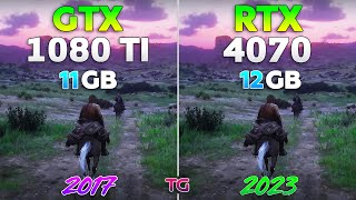 GTX 1080 Ti vs RTX 4070  Test in 10 Games [upl. by Meehyrb]