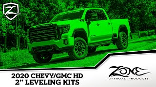 2quot Leveling Kit  GM 2500 HD  2020 [upl. by Melonie]