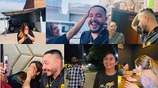 Wife amp Family’s Reactions on my Weird haircut😳🤣😂 Sare hairaan hogye dekh k😂 Celebration 🎉 [upl. by Aurita969]