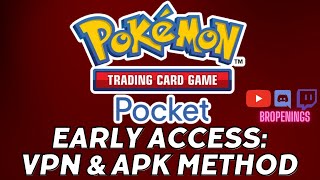 Get Early Access to Pokemon TCG Pocket using VPN Android showcase iOS steps at the end [upl. by Neeleuqcaj]