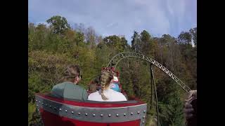 FireChaser Express on ride POV 6th row Dollywood [upl. by Rozella]