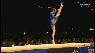 Larisa Iordache ROU  Trave  Swiss Cup 2013 [upl. by Assirac]