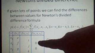 Interpolation  Newtons forwarddifference methods [upl. by Brockwell]