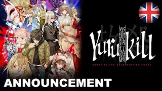 Yurukill The Calumniation Games  Announcement Trailer Nintendo Switch PS4 PS5 EU  English [upl. by Peugia]