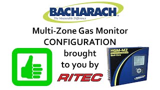 Bacharach HGMMZ MultiZone Refrigerant Gas Monitor Configuration [upl. by Oiromed]