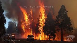 07262024 Forest Ranch CA  Park Fire Explodes to 240000 acres Extreme Fire Behavior [upl. by Eira139]