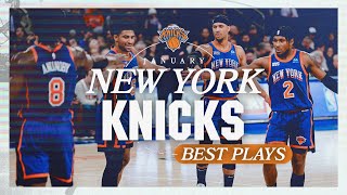 BEST KNICKS PLAYS IN JANUARY [upl. by Llerol]