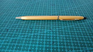 Montex Atlas gold ball pen review and unboxing [upl. by Osugi717]