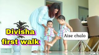 Teaching my little Diva to walk  HINDI  Lianna and Divisha Official [upl. by Carie]